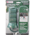 Utilitech 3-Outlet Green Outdoor Power
