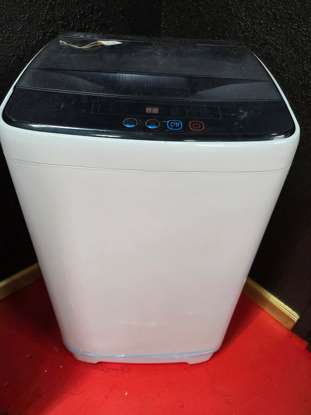 TABU 18lbs Portable Washing Machine, 2.4 Cu Ft Full Automatic Washing Machine with Drain Pump, Automatic Washer and Dryer with 10 Wash Programs & 8 Water Levels for Home, Apartment, RV, White