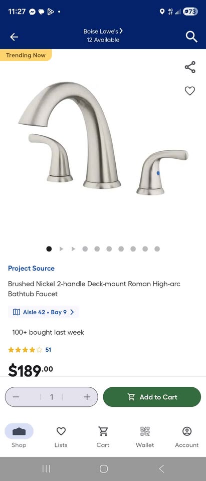Tub Faucets