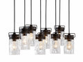 Allen + Roth Vallymede 8-Light Farmhouse Pendant Chandelier
