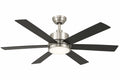 Harbor Breeze Cogdell 60" Ceiling Fan – Brushed Nickel with LED Light