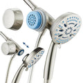 AquaCare Magneton 8 -Spray Chrome Filtered Handheld Shower Head 2.5 GPM