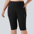 DayStretch High Waisted Skinny Pedal Pusher Plus Size Cargo Pants