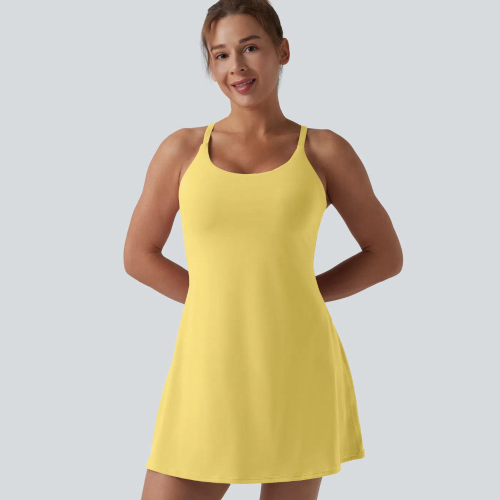 SoftlyZero™ Plush Backless Active Dress