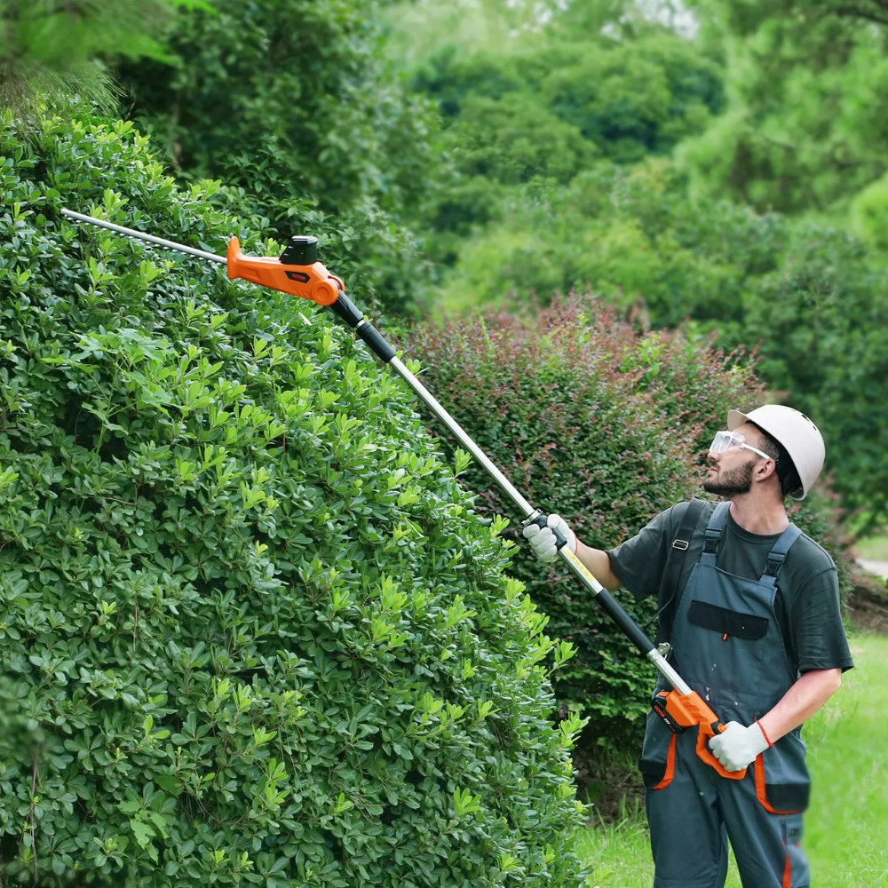 VEVOR 20V Cordless 18" Pole Hedge Trimmer