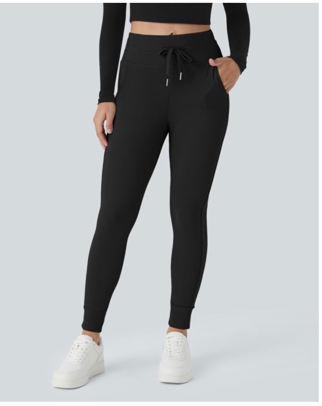 Halara SoftlyZero Jogger with Drawstring and Pockets.