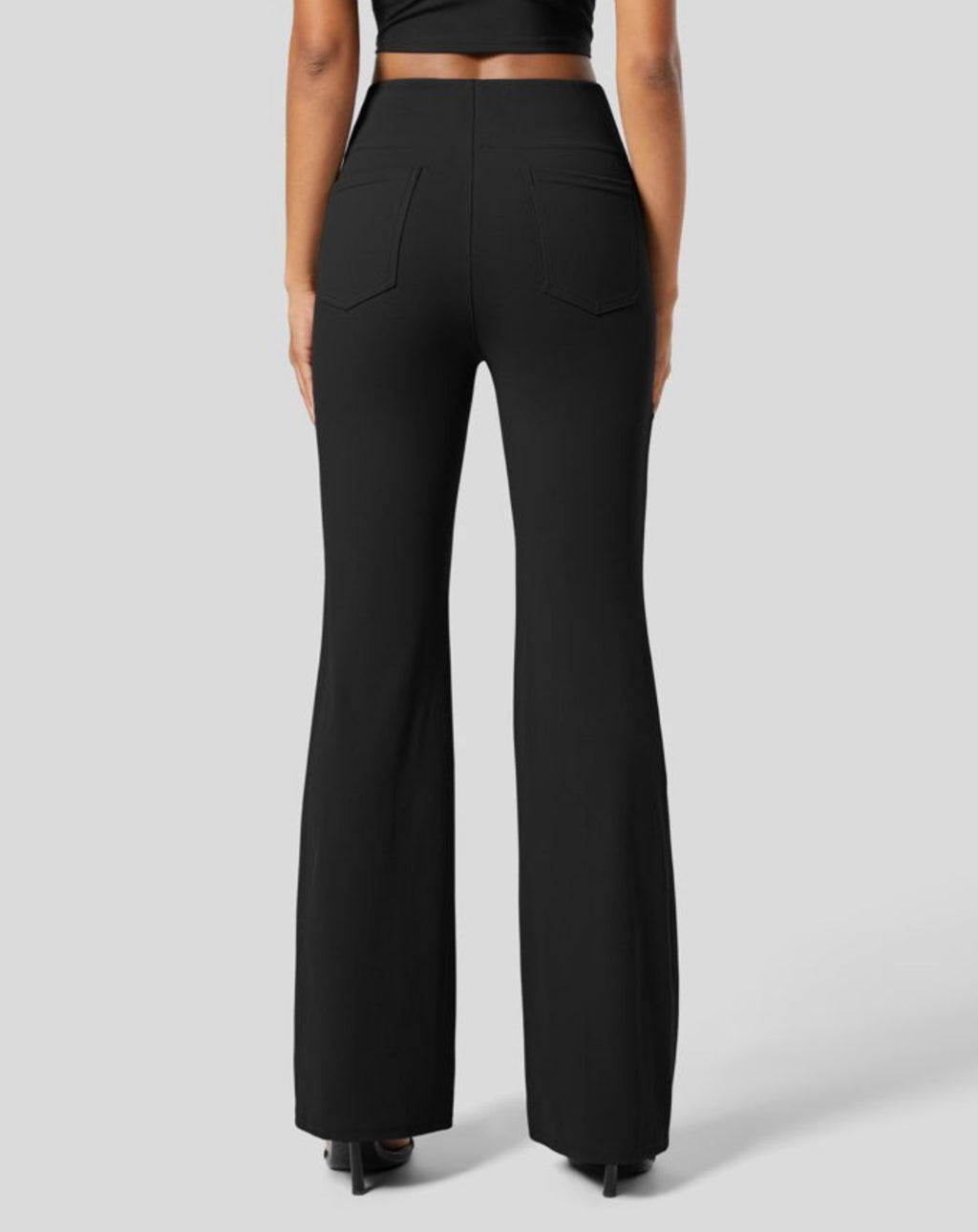 HalaraFlex High Waisted Flare Work Pant with Back Pockets