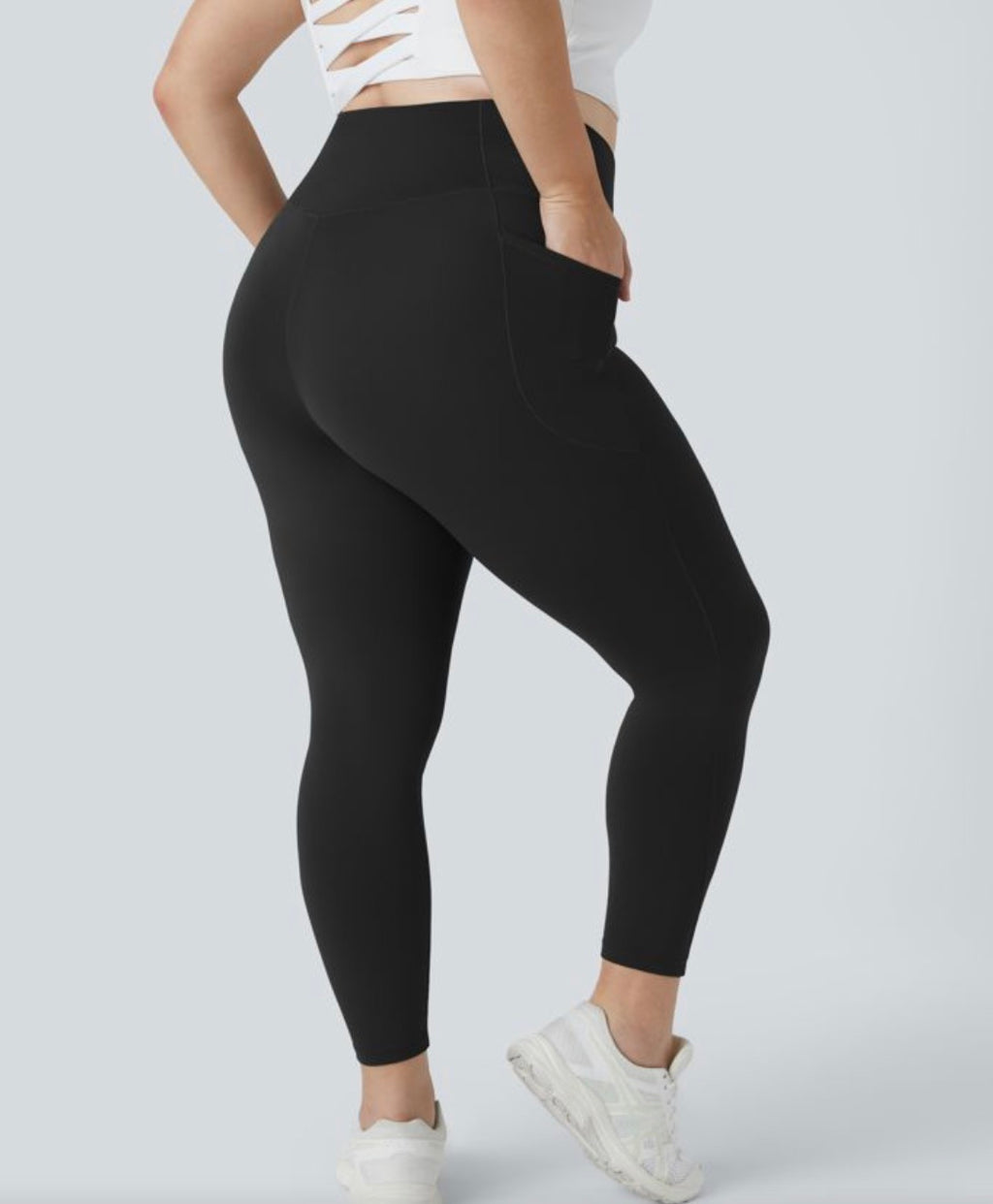 Hala softly zero cross front leggings