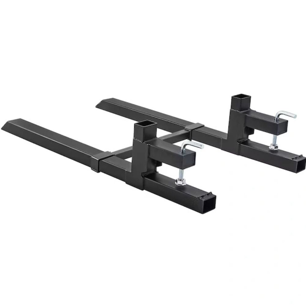 GIVIMO 43-in 2,000-lb Clamp-On Pallet Forks with Stabilizer Bar