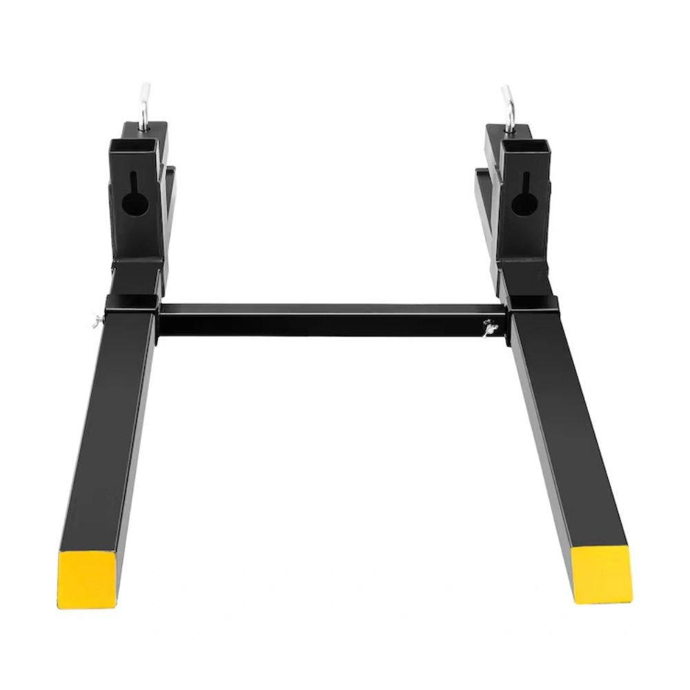 GIVIMO 43-in 2,000-lb Clamp-On Pallet Forks with Stabilizer Bar