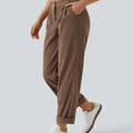 Halara Mid Rise Zipper Pocket Corduroy Casual Pants
