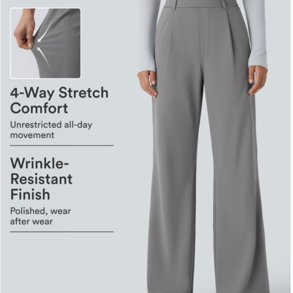 Halara Flex™ DayStretch High Waisted Pocket Work Flare Pants