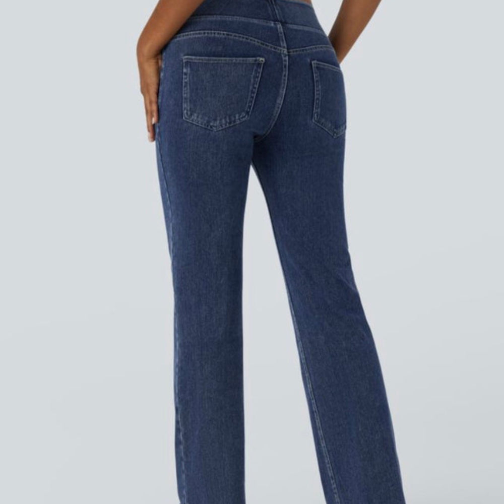 Halara Flex™ Low Rise Pockets Casual Bootcut Jeans