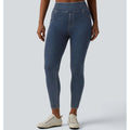 Halara Flex™ High Waisted 7/8 Denim Leggings with Pockets