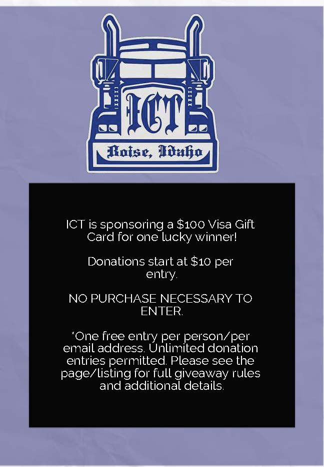 ICT – $100 Visa Gift Card Giveaway