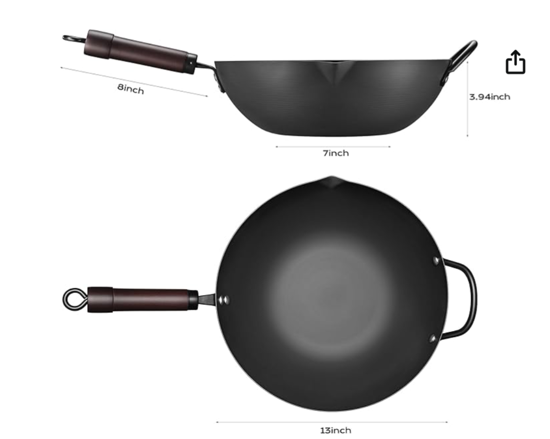 FGJ Wok with Lid