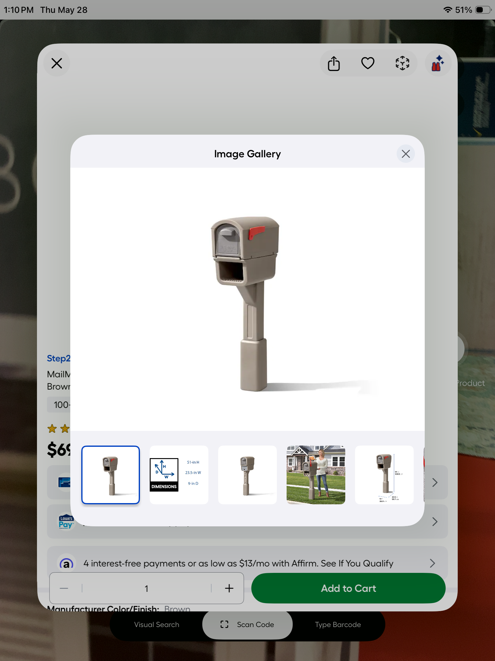Express Plus Mailbox
