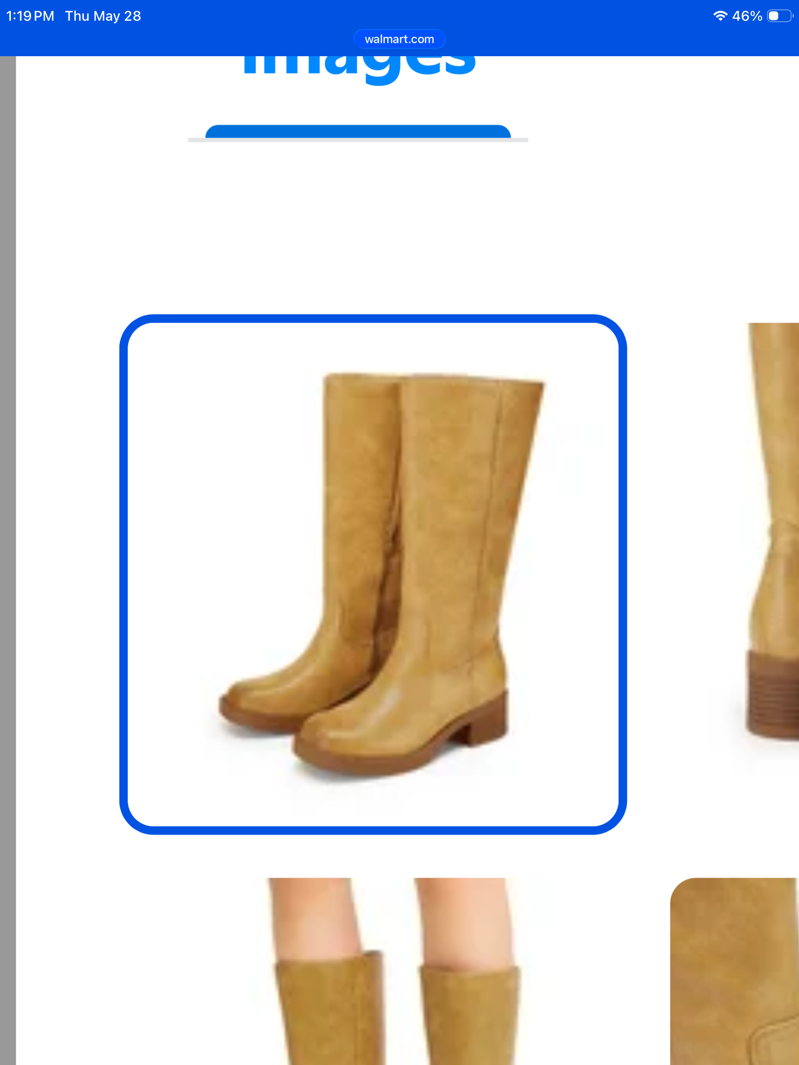DREAM PAIRS Womens Knee High Boots Comfortable Platform Chunky Block Heel Banana Campus Boots Square Toe
