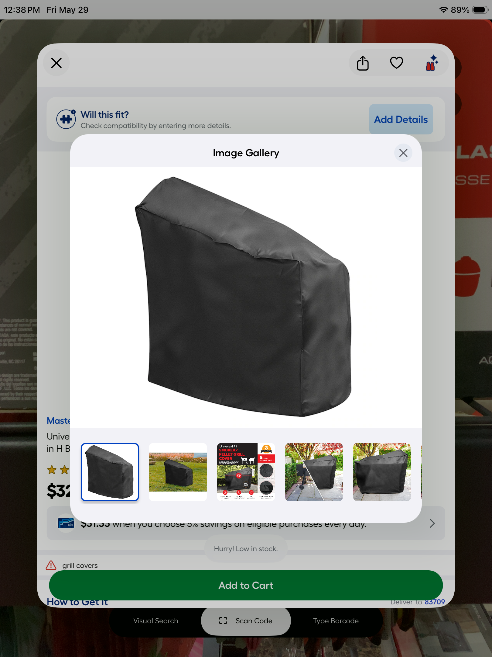 Charcoal Pellet Grill Cover