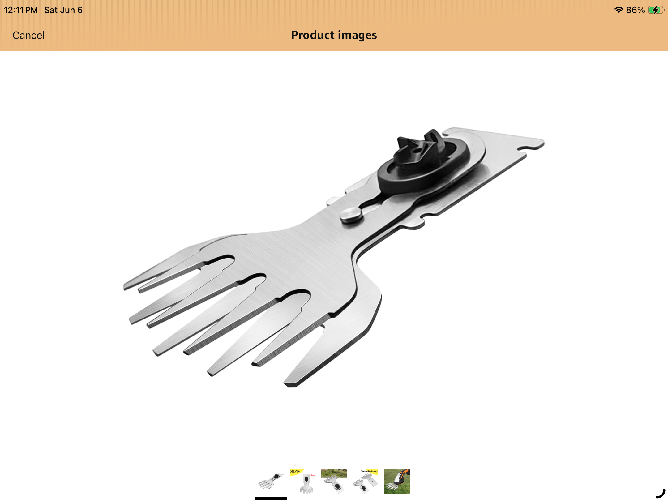 Gabasinover Grass Shear Blade Hedge Trimmer Attachment