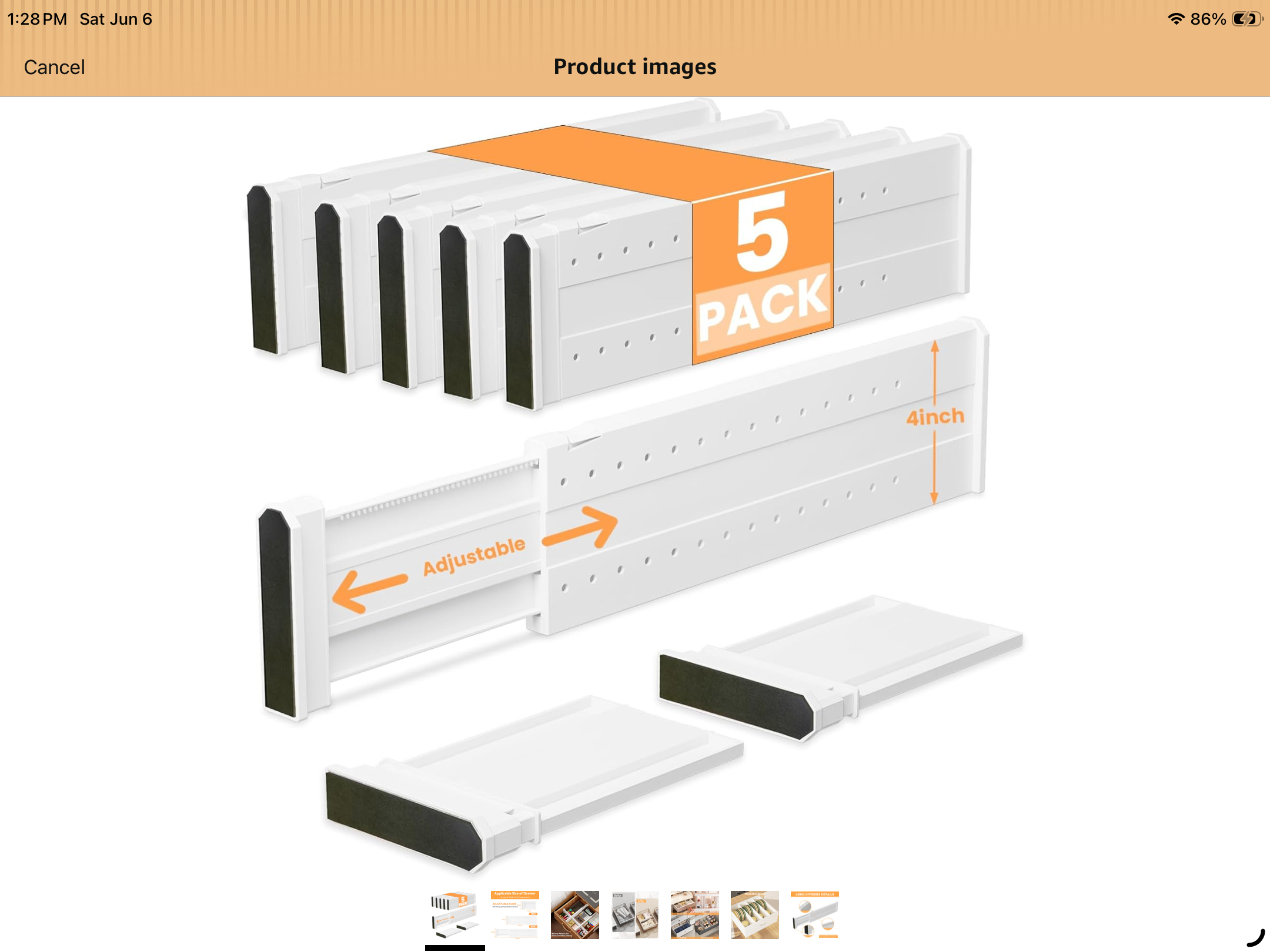 Rebecat 12pk Drawer Dividers