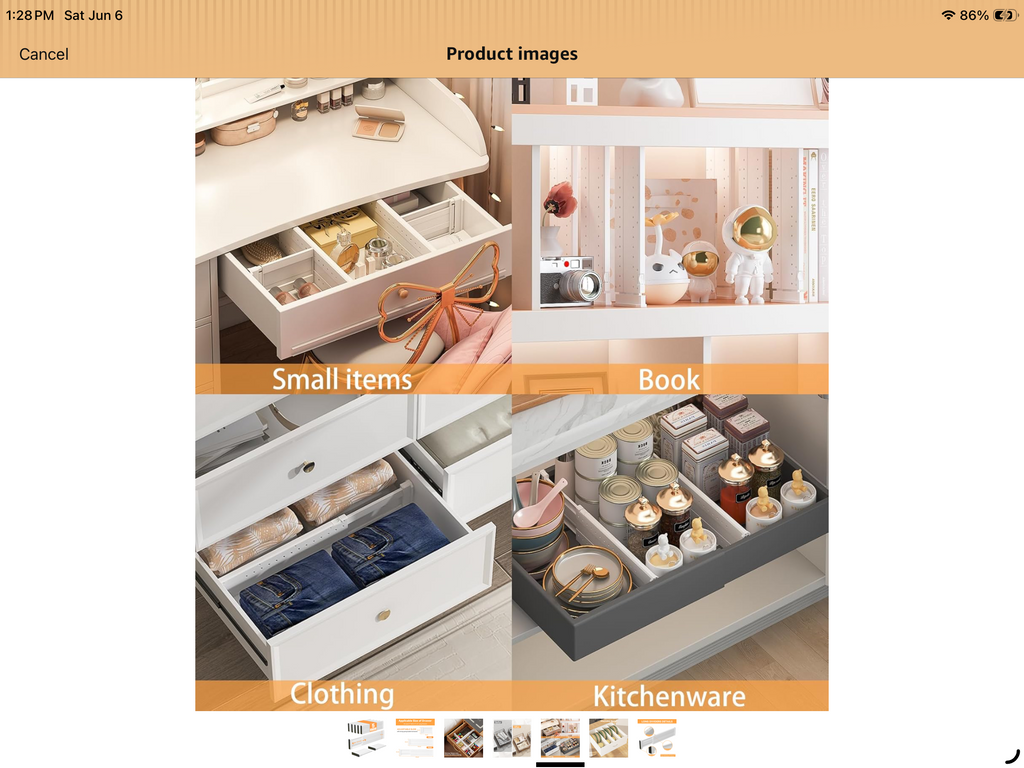 Rebecat 12pk Drawer Dividers