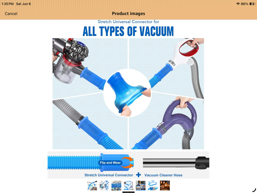 Sealegend Dryer Vent Cleaner Vacuum Hose Attachment