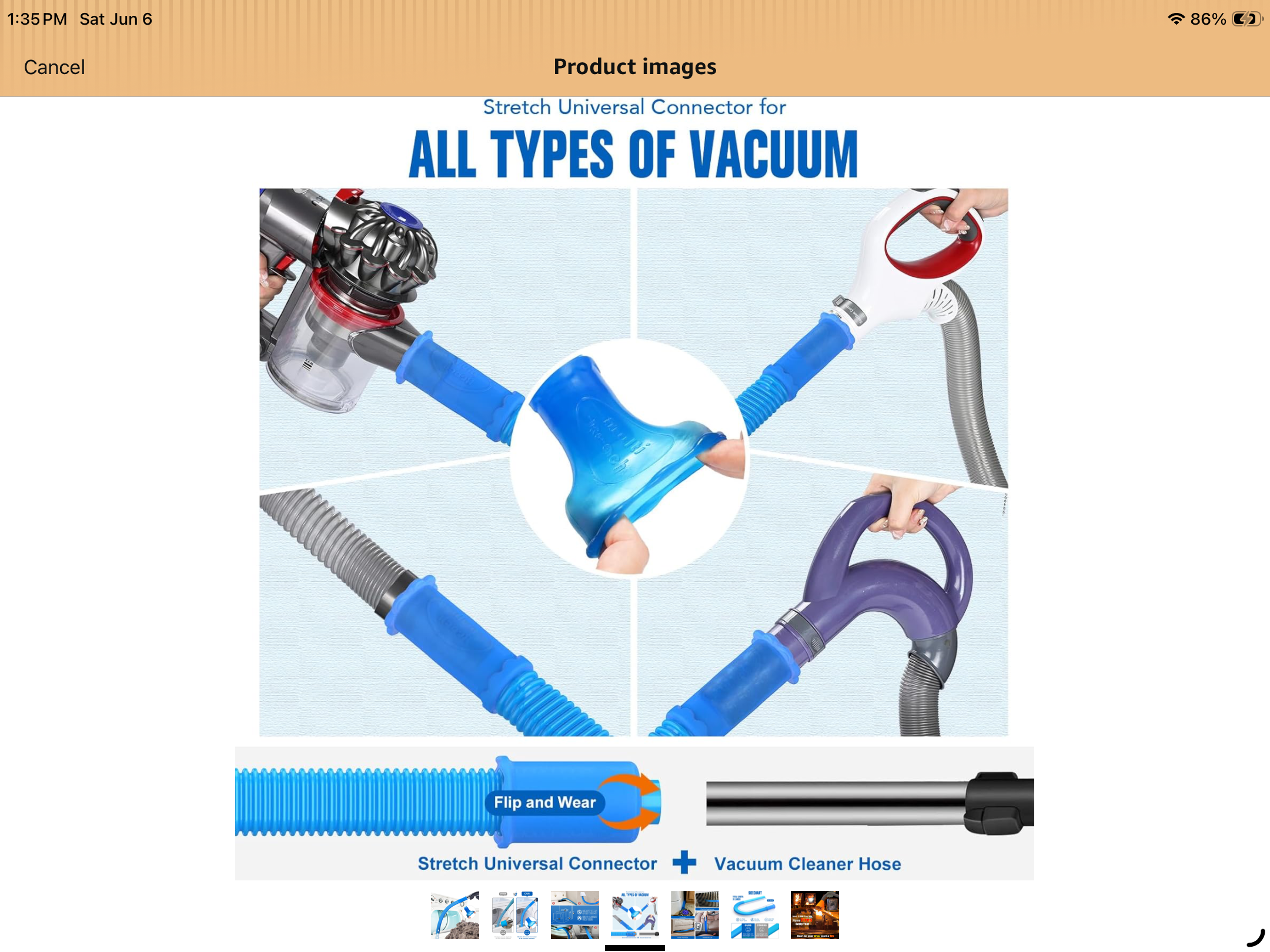 Sealegend Dryer Vent Cleaner Vacuum Hose Attachment