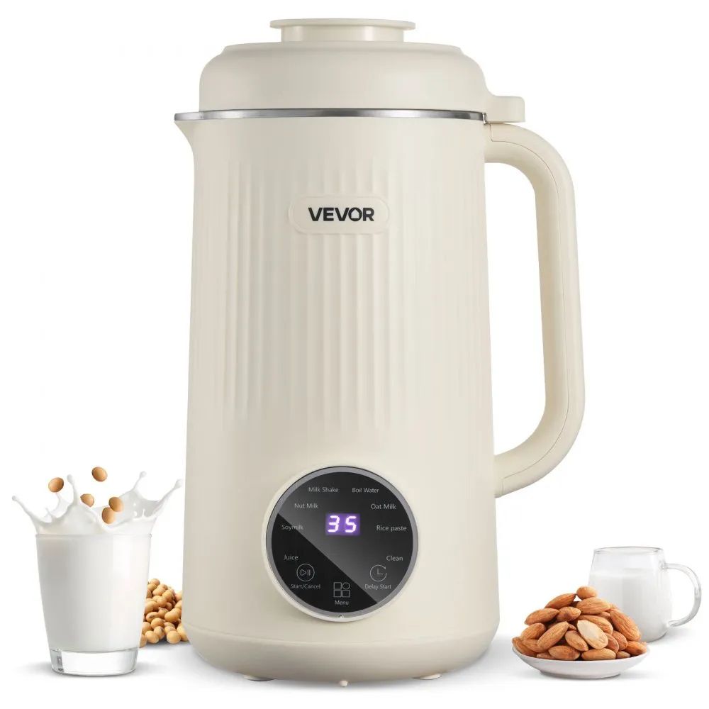 VEVOR 8-in-1 Nut Milk Maker, 41 oz, 10-Blade