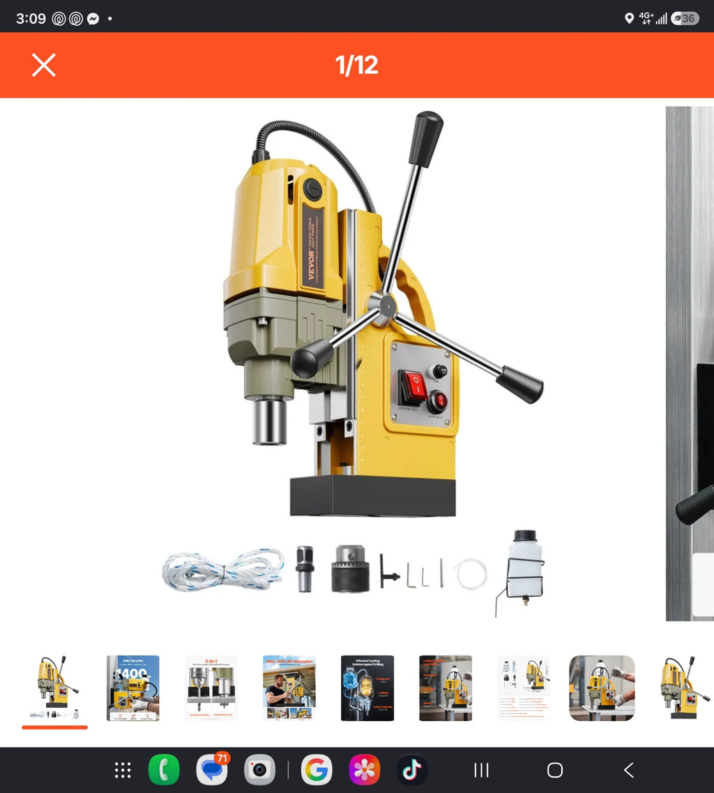 VEVOR Magnetic Base Drill Press