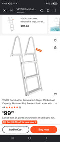 VEVOR 3-Step Removable Dock Ladder