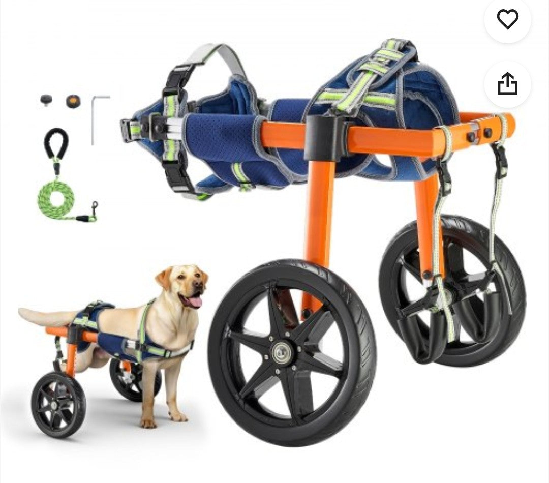 VEVOR Dog Wheelchair for Back Legs – $89.99