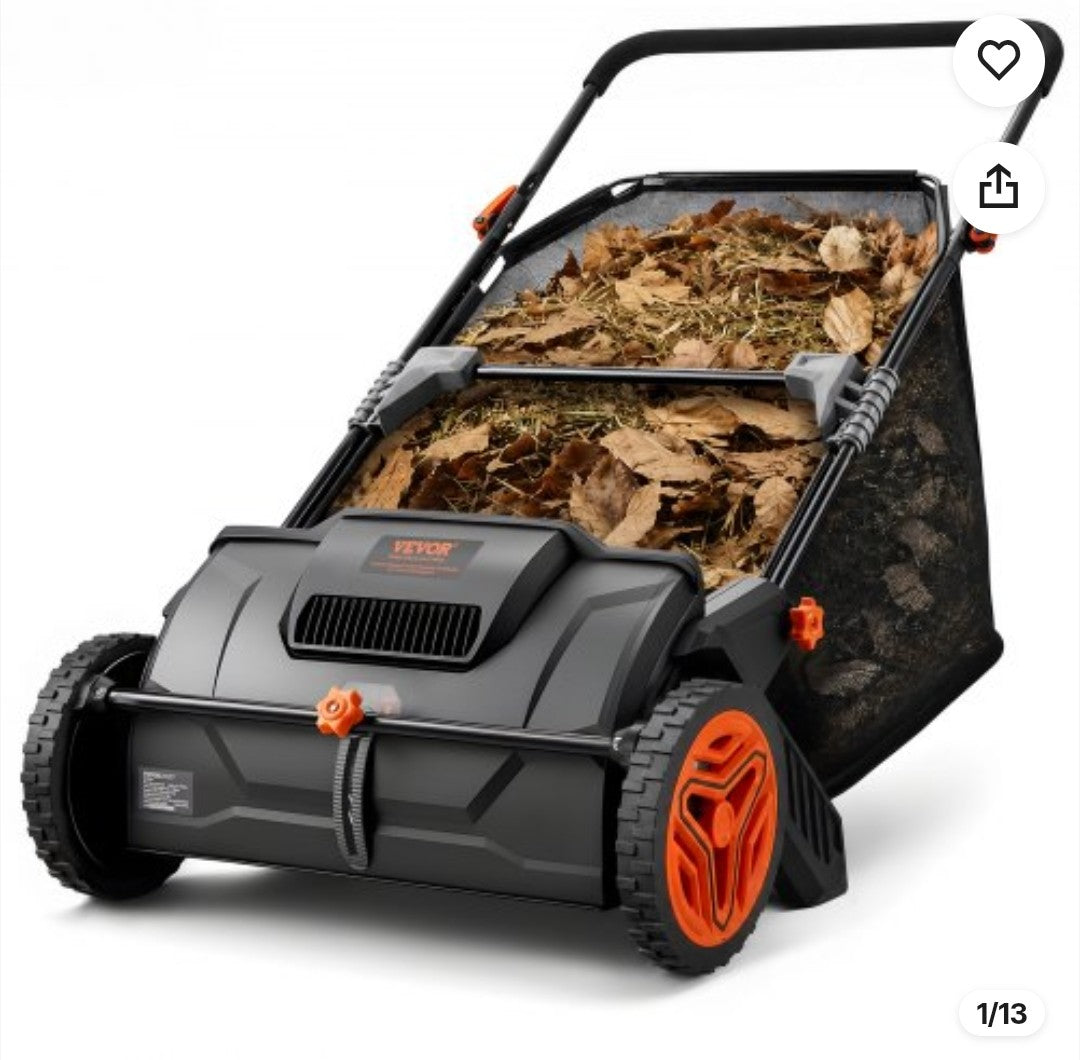 VEVOR 21” Push Lawn Sweeper – $69.99