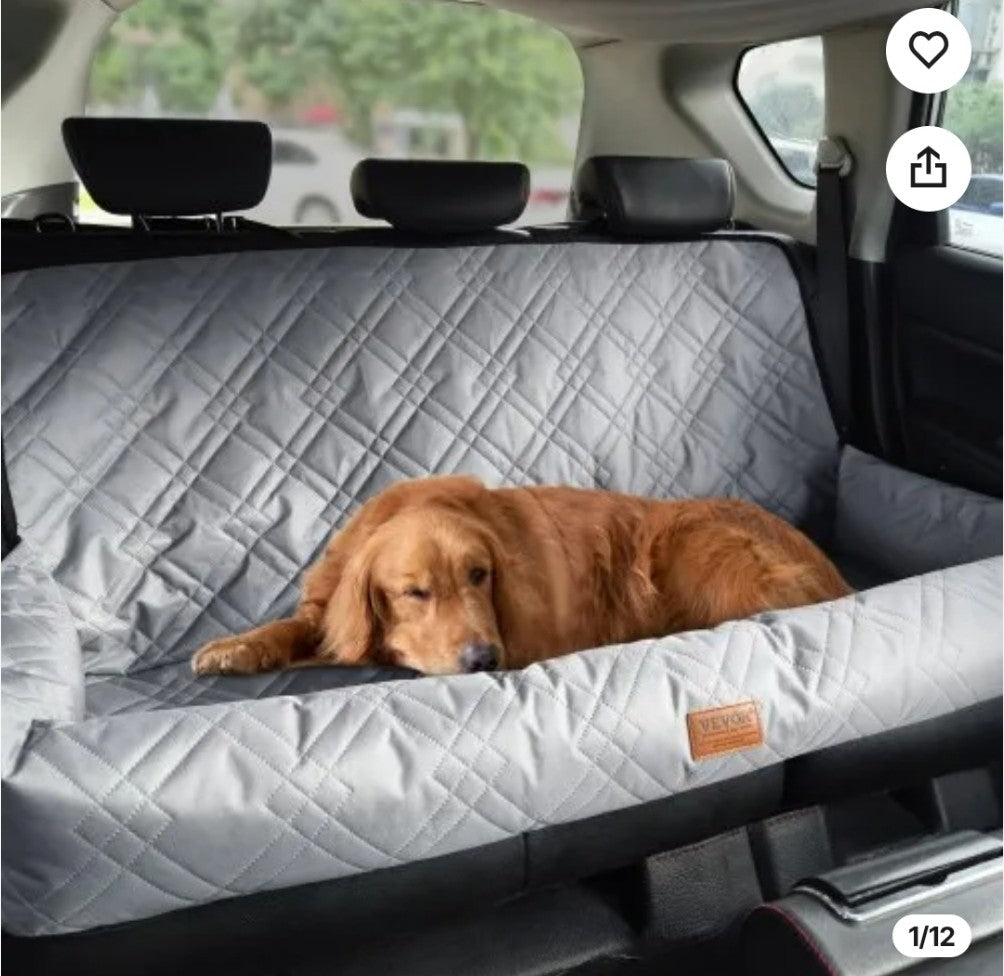 VEVOR Waterproof Dog Car Seat – $19.99