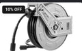 VEVOR 65-Foot Retractable Pressure Washer Hose Reel – $69.99