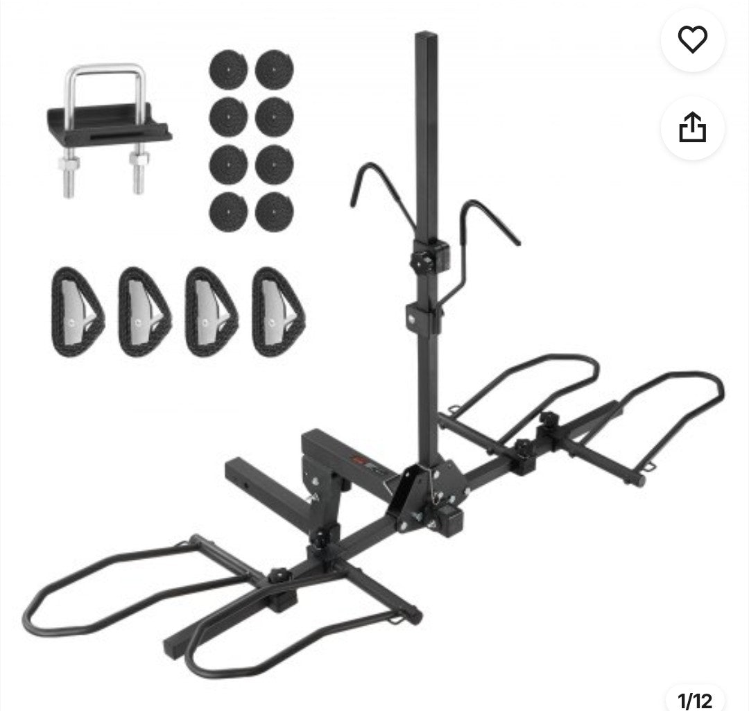VEVOR 2-Bike Hitch Mount Platform Rack – $79.99