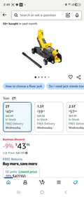 2-Ton Hydraulic Floor Jack