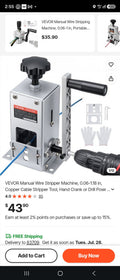 VEVOR Manual Wire Stripping Machine