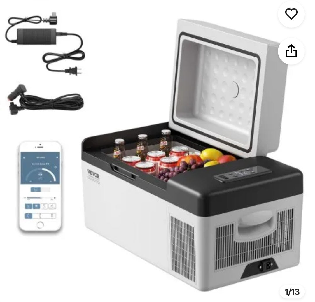 21-Quart Portable Car Refrigerator