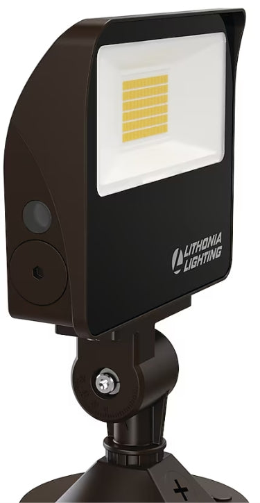 Lithonia Lighting 2500 -Lumen 17 -Watt Bronze Hardwired LED Outdoor Area light (Bulb Included)
