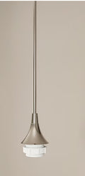 Style Selections Mix and Match 3 -Light Nickel Transitional Cylinder Mini Hanging Pendant Light