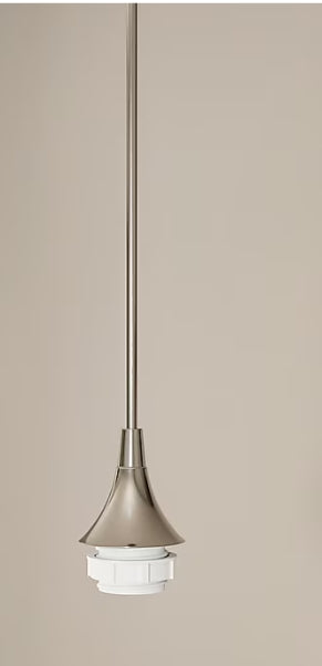 Style Selections Mix and Match 3 -Light Nickel Transitional Cylinder Mini Hanging Pendant Light