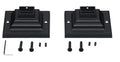 Harbor Breeze 2-Pack 3.58-in x 1.42-in Black Aluminum Mounting Bracket for Path Light