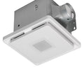 Homewerks 1.5-Sone 110-CFM White Decorative Lighted Bluetooth Compatibility Bathroom Fan