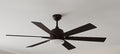 Harbor Breeze Bradbury 60-in Bronze with Hickory/Walnut Blades LED Downrod or Flush Mount Ceiling Fan With Light and Remote Control Included 6 -Blade