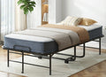 BALUS 31"W Folding Bed with Mattress of 5" Thick Memory Foam Mattress, Portable Foldable Roll Away Adult Bed