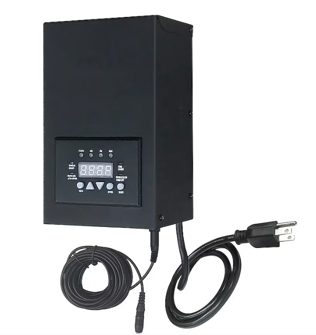 Harbor Breeze 300 -Watt 12 -Volt Multi-Tap Transformer Landscape Lighting Transformer with Digital Timer
