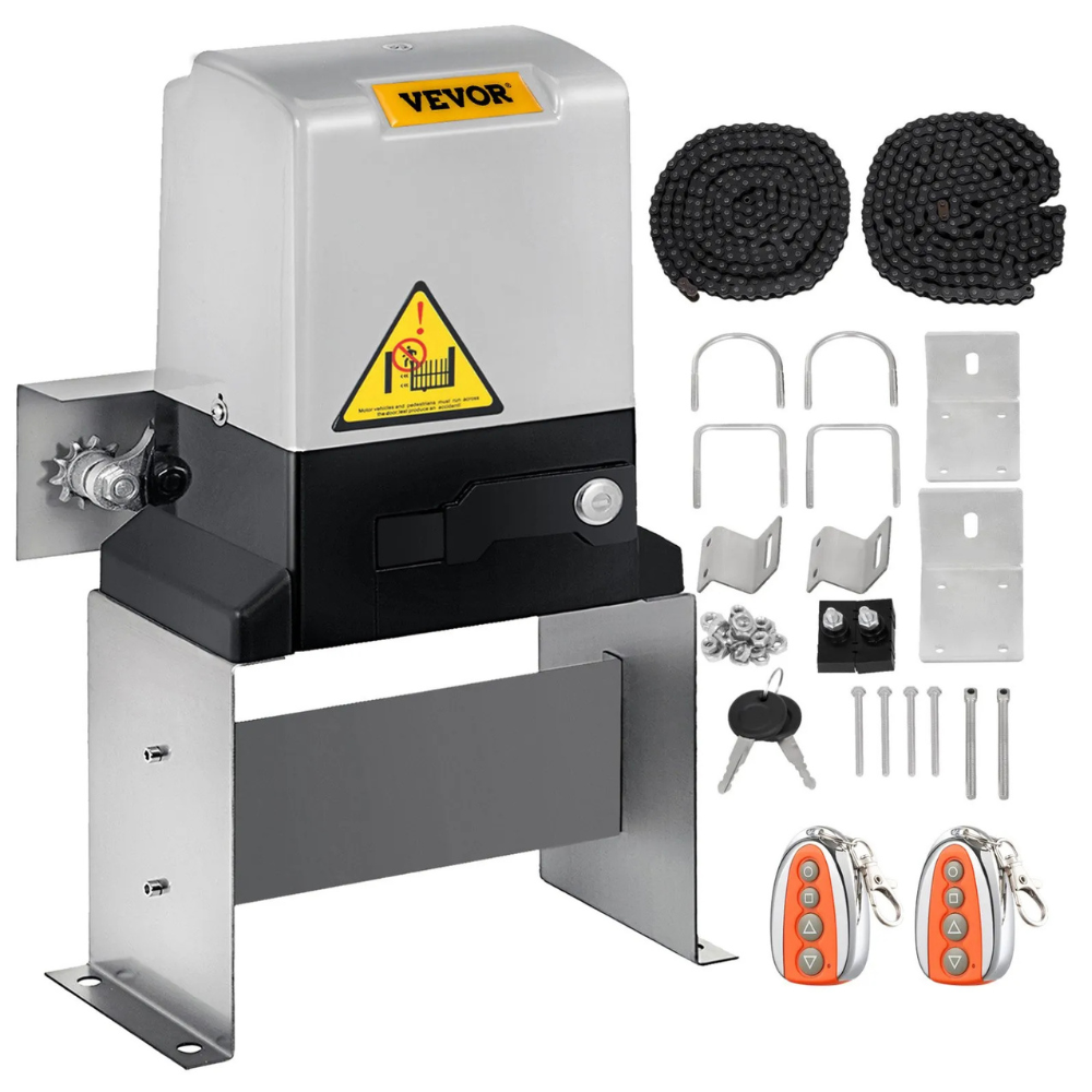 VEVOR 3100 LBS Sliding Gate Opener with 2 Remotes