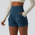 SoftlyZero™ Airy High Waisted Ruched Yoga Shorts 3"