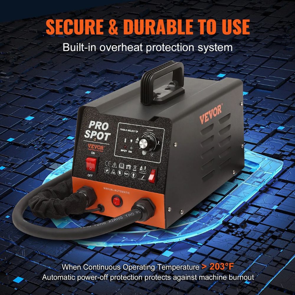VEVOR 3KW Stud Welder Dent Repair Kit with 6 Welding Modes